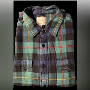 AE Outfitters Plaid Flannel Shirt Sz L Grunge Style Farmhouse  SKU 14 cabincore